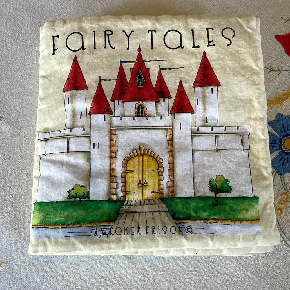 Very quiet soft cloth book of Fairy Tales by J. Wecker Frischo